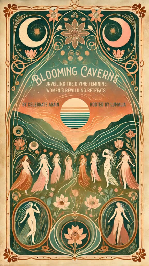 Womens-retreats-oreong-Blooming-Caverns-Poster-576x1024